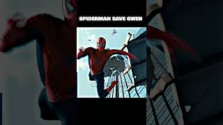 SPIDERMAN SAVED GWEN  SPIDERMAN SAVED WHATSAPP STATUS [upl. by Wolliw]