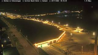 Live Scheveningen Noord Boulevard en Beach Camera [upl. by Ellecrag]