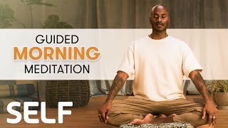 5Minute Guided Meditation Morning Energy  SELF [upl. by Ydnolem837]