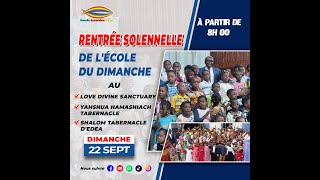 RENTREE SOLENNELLE DE LECOLE DE DIMANCHE  Dimanche 22092024 LDSDla [upl. by Kraft]