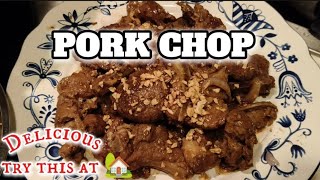 DELICIOUS PORK CHOP  HOW TO COOK PORK CHOP  EASY RECIPE FOR PORK CHOP [upl. by Mario292]