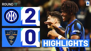 INTERLECCE 20  HIGHLIGHTS  Bisseck scores his first for Inter  Serie A 202324 [upl. by Pritchard]