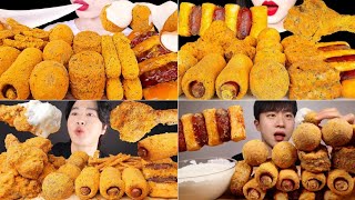 ASMR Bburinkle Fried Chicken Mukbang Compilation  Fast Food Asmr  Korean Fried chicken [upl. by Ulla]