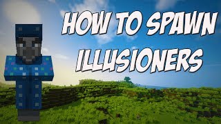 Minecraft 112 How to spawn Illusioners [upl. by Kunz]