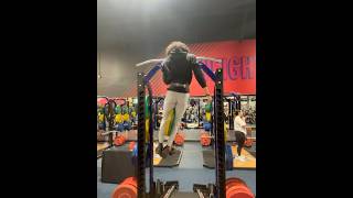 Weighted calisthenics  calisthenics weightedcalisthenics fitness gym pullups [upl. by Lorelle765]