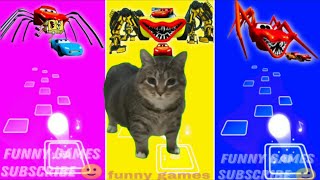 Cat Spinning meme with Lightning McQueen Eater [upl. by Ahsilef]