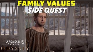 Family Values amp Confiscated  Side Quests  Lokris  AC ODYSSEY [upl. by Ahsinel]