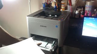 SetupInstallation of Samsung ProXpress Printer [upl. by Dumah]