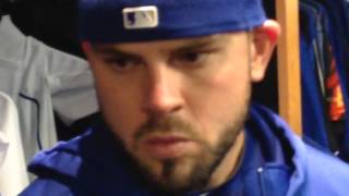 Mike Moustakas on setting the Royals record for home runs in a single postseason [upl. by Asille252]