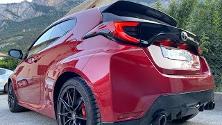 ECHAPPEMENT SUR MESURE SUR TOYOTA YARIS GR 2021  Vittorelli valve exhaust amazing sound [upl. by Sikko]