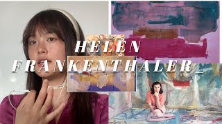 Helen Frankenthaler The Lyrical Artist Behind the Viral Pinterest Photo [upl. by Ardiedal]