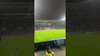 Derby fans we wining away chant to covnty fans derbycounty dcfcfans footballchants efl [upl. by Rehctelf]