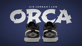 ORCA 2025 Air Jordan 1 Low DETAILED LOOK  RELEASE INFO [upl. by Ahsertal]