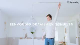 Lightswing® ophangsysteem  Je lichtpunt verplaatsen zonder gereedschap [upl. by Villiers]