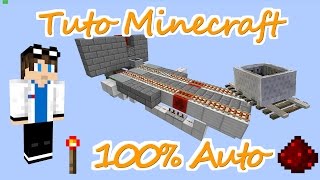 GARE AUTOMATISÉE  Tuto Redstone  Minecraft Fr [upl. by Patrica269]