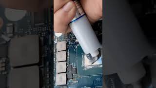 repaste processor amp GPU laptop laptop repair maintenance cpu [upl. by Ltney420]