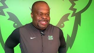 Marshall Football  Coach Charles Huff Spring Practice 2 [upl. by Rusert]