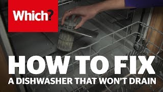 How to repair a dishwasher that wont drain  Which advice [upl. by Ahseya]