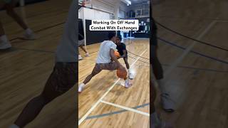 Want To Get Your Off Hand Better Try This elite basketball handles nba basketballmoves [upl. by Nnairda]