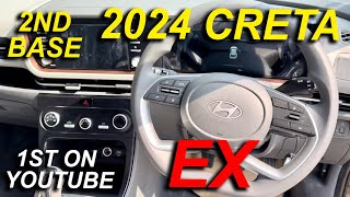 2024 CRETA 2ND BASE MODEL EX  NEW CRETA FACELIFT 2024 BASE MODEL  CRETA FACELIFT 2ND BASE VARIANT [upl. by Einnil]