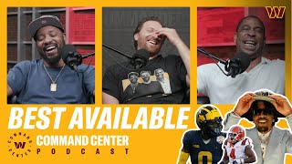 2024 NFL Draft Grades NFC East  Command Center Podcast  Washington Commanders [upl. by Sieber898]