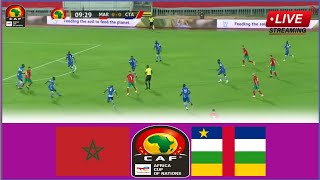 🟥Match en direct Maroc vs République centrafricaine  Éliminatoires de la CAN2024 [upl. by Aiyekal17]