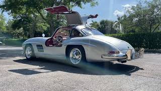 1982 MercedesBenz 300 SL Gullwing Recreation  Start up amp Idle [upl. by Wolcott]