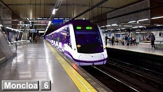 Moncloa L6  Metro de Madrid  Serie 8400  2015 [upl. by Ackerley]