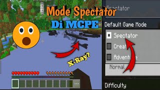 Cara Gamemode Spectator Di MCPE  Work 100 [upl. by Naivatco841]