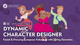 Dynamic Character Design 2D Vector Characters with Secondary Motion  Cartoon Animator [upl. by Okramed]