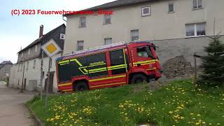 Sirenenalarmierung  HLF 10  TLF 1624 FF Langenwetzendorf [upl. by Odom]