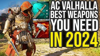 Assassins Creed Valhalla Best Weapons You Need To Get In 2024 AC Valhalla Best Weapons [upl. by Loginov]