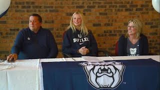 Jersey Loyer full interview on signing with Butler volleyball [upl. by Poock]