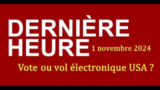 Dernière heure 1 nov 2024 [upl. by Slocum]