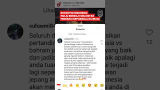 Psywar dimulai  Netizen Indonesia menyerbu Akun Federasi Sepakbola Bahrain ultrasgaruda timnas [upl. by Recha]