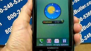 Samsung Vibrant  Erase Cell Phone Info  Delete Data  Master Clear Hard Reset [upl. by Enawd981]