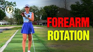 Forearm Rotation in Golf Swing DO THIS [upl. by Kirven]