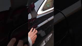 How to open Gas Tank Cover on a Audi A3  2023 [upl. by Enitsej]