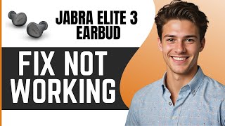 Jabra Elite 3 Right Left Earbud Not working FIX [upl. by Belak]