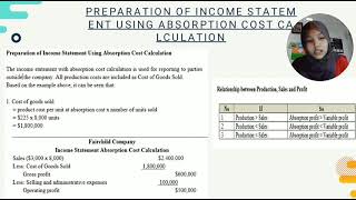 Perhitungan Biaya Absorpsi Biaya Variabel dan Manajemen Persediaan  Kelompok 1 Man Akuntansi [upl. by Wenonah529]