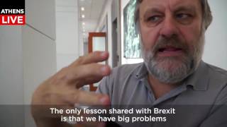 Slavoj Zizek on the US Elections and SYRIZA [upl. by Macomber576]