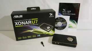 ASUS Xonar U7 USB Sound Card Overview [upl. by Allimac]