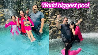 World biggest wave pool in Thailand  best memory  Sitara yaseen Thailand vlog [upl. by Sanez]