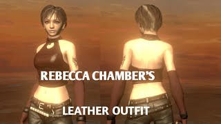 RESIDENT EVIL 6  REBECCA CHAMBERS LEATHER COSTUME MOD [upl. by Iggem]