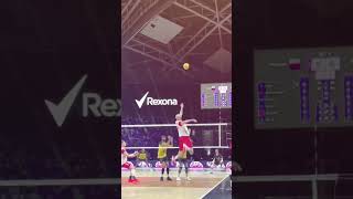 Poland vs Brazil 🔥 volleyball highlights 🔥 volleyball shorts volley volleyball shorts sports yt [upl. by Dnivra]