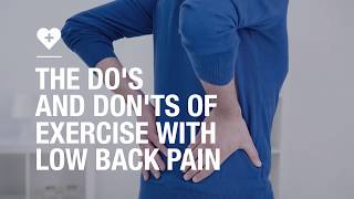 The dos and donts of exercise with low back pain [upl. by Neeluj]