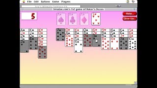 Apple Macintosh Longplay  Erics Ultimate Solitaire CD  Bakers Dozen [upl. by Radley]