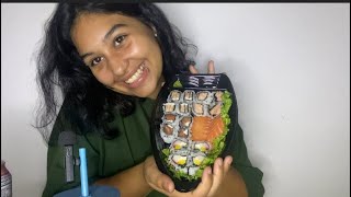 ASMR comendo comida japonesa 🥢🍜 [upl. by Maitund]