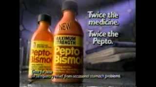 1989 PeptoBismol Commercial [upl. by Lenor]