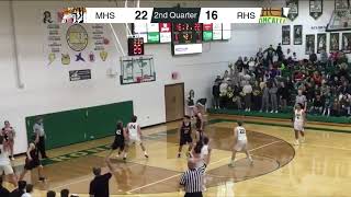 Aberdeen Boys Basketball Highlights vs MobridgePollock [upl. by Yendic]